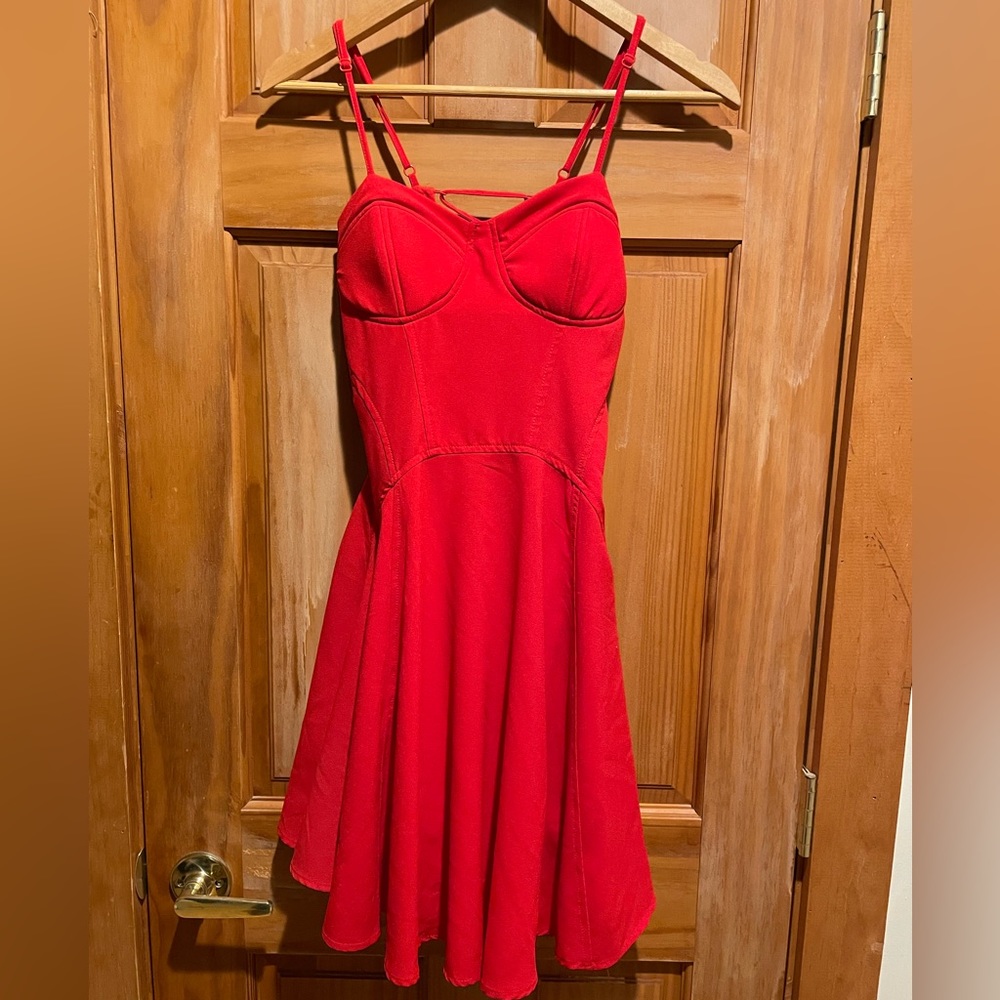 Red dress, medium, from Charlotte Russe